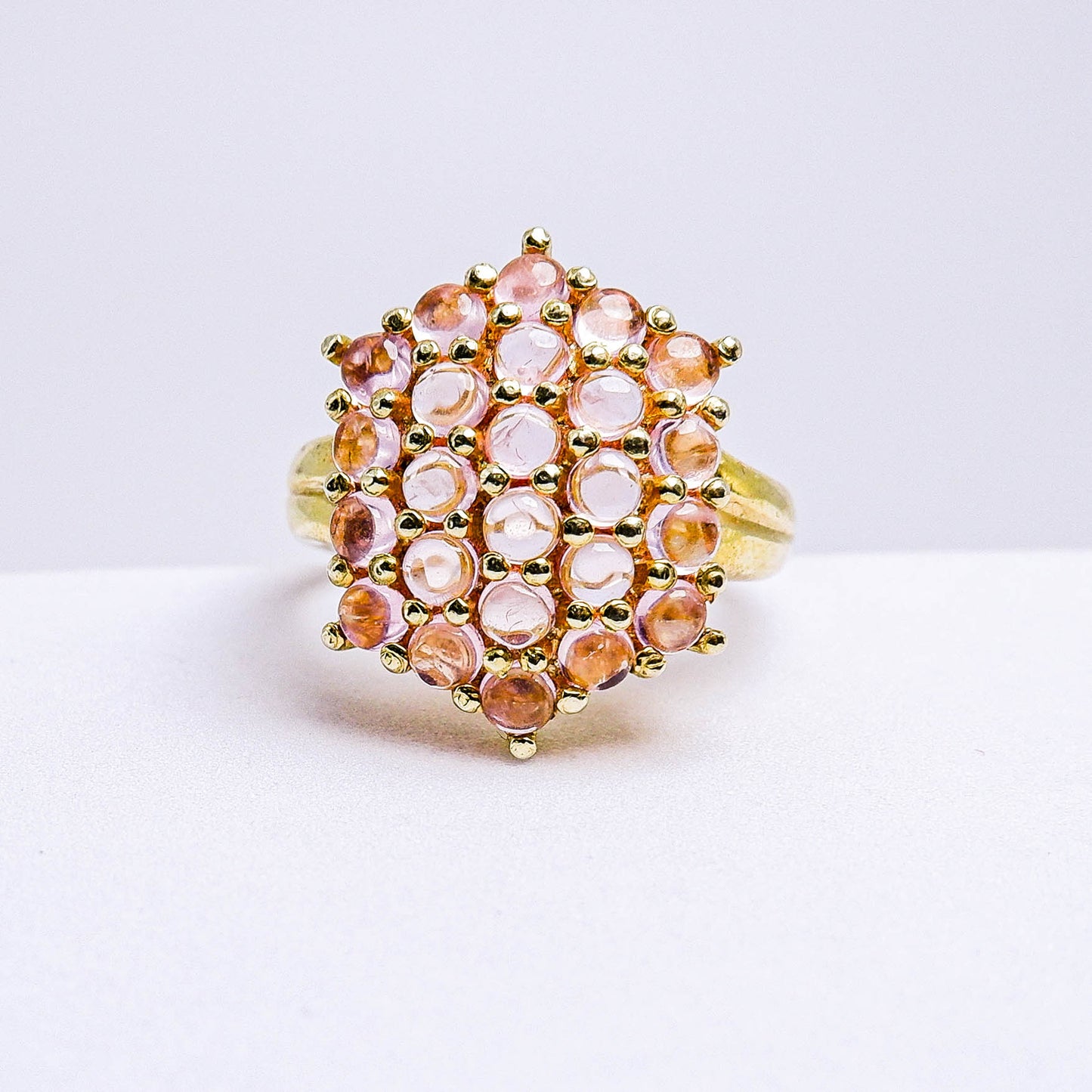 แหวนเงินแท้ 925 ฝังพลอย พิงค์แซฟไฟร์ (Pink Sapphire)