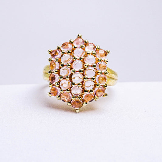 แหวนเงินแท้ 925 ฝังพลอย พิงค์แซฟไฟร์ (Pink Sapphire)