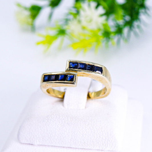 แหวนเงินแท้ 925 ฝังพลอย ไพลิน (Blue Sapphire)