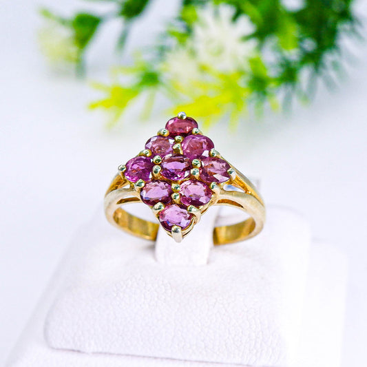 แหวนเงินแท้ 925 ฝังพลอย ทับทิมไทย (Siam Ruby)
