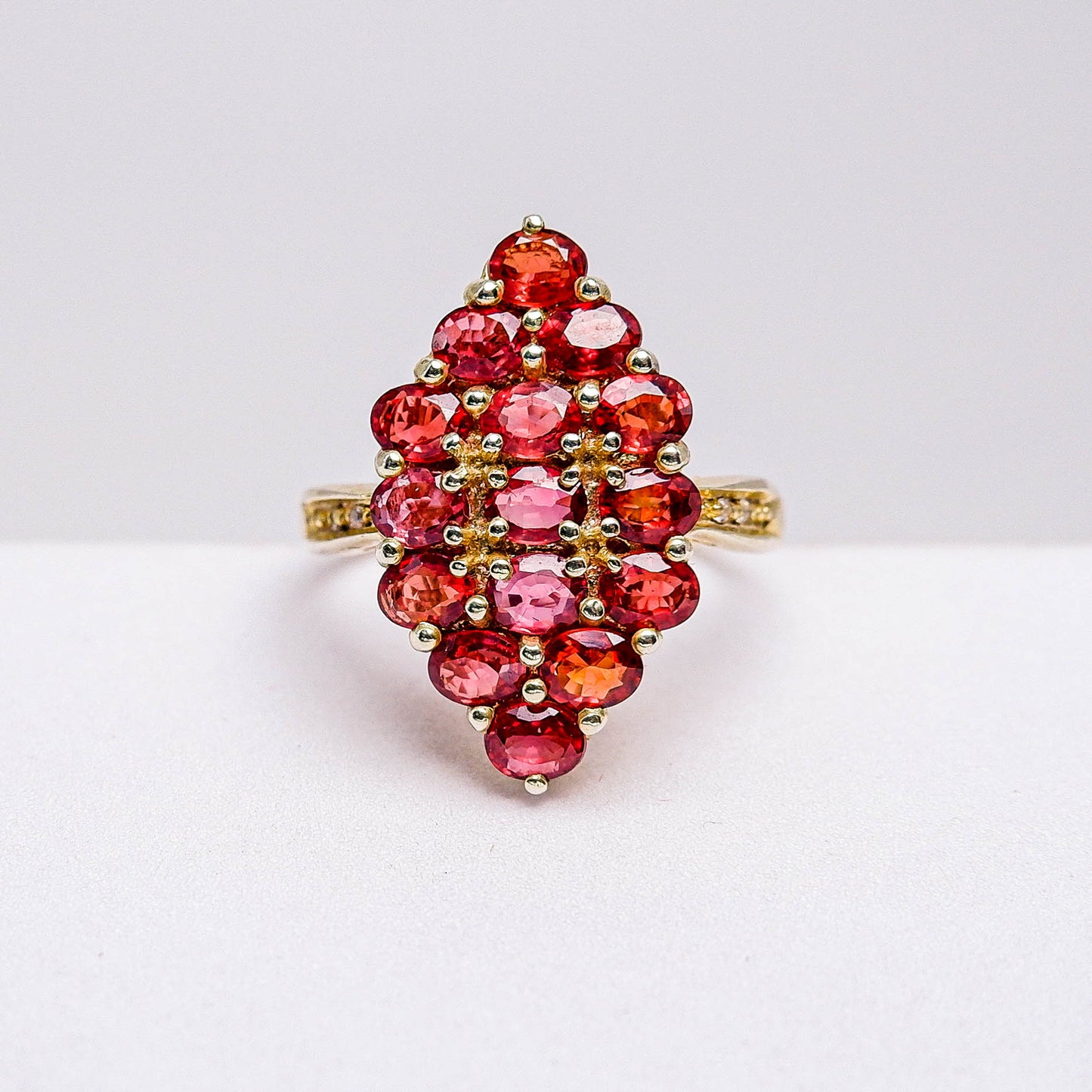 แหวนเงินแท้ 925 ฝังพลอย แซฟไฟร์ (Sapphire) + เซอร์คอน (Zircon)