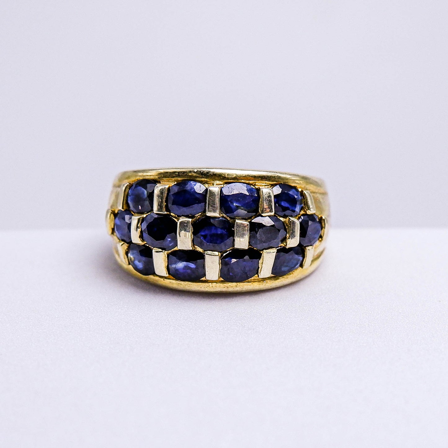 แหวนเงินแท้ 925 ฝังพลอย ไพลิน (Blue Sapphire)