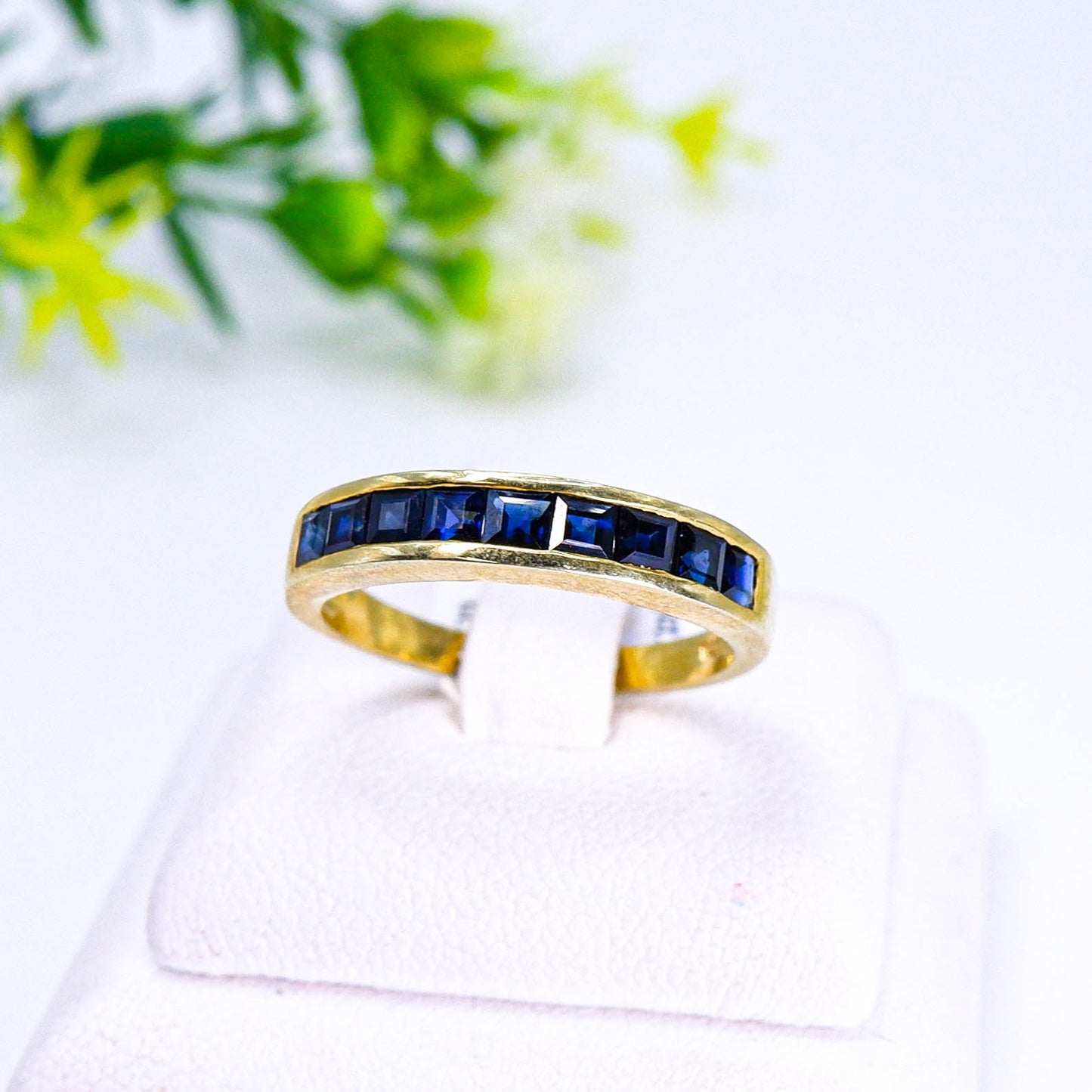 แหวนเงินแท้ 925 ฝังพลอย ไพลิน (Blue Sapphire)