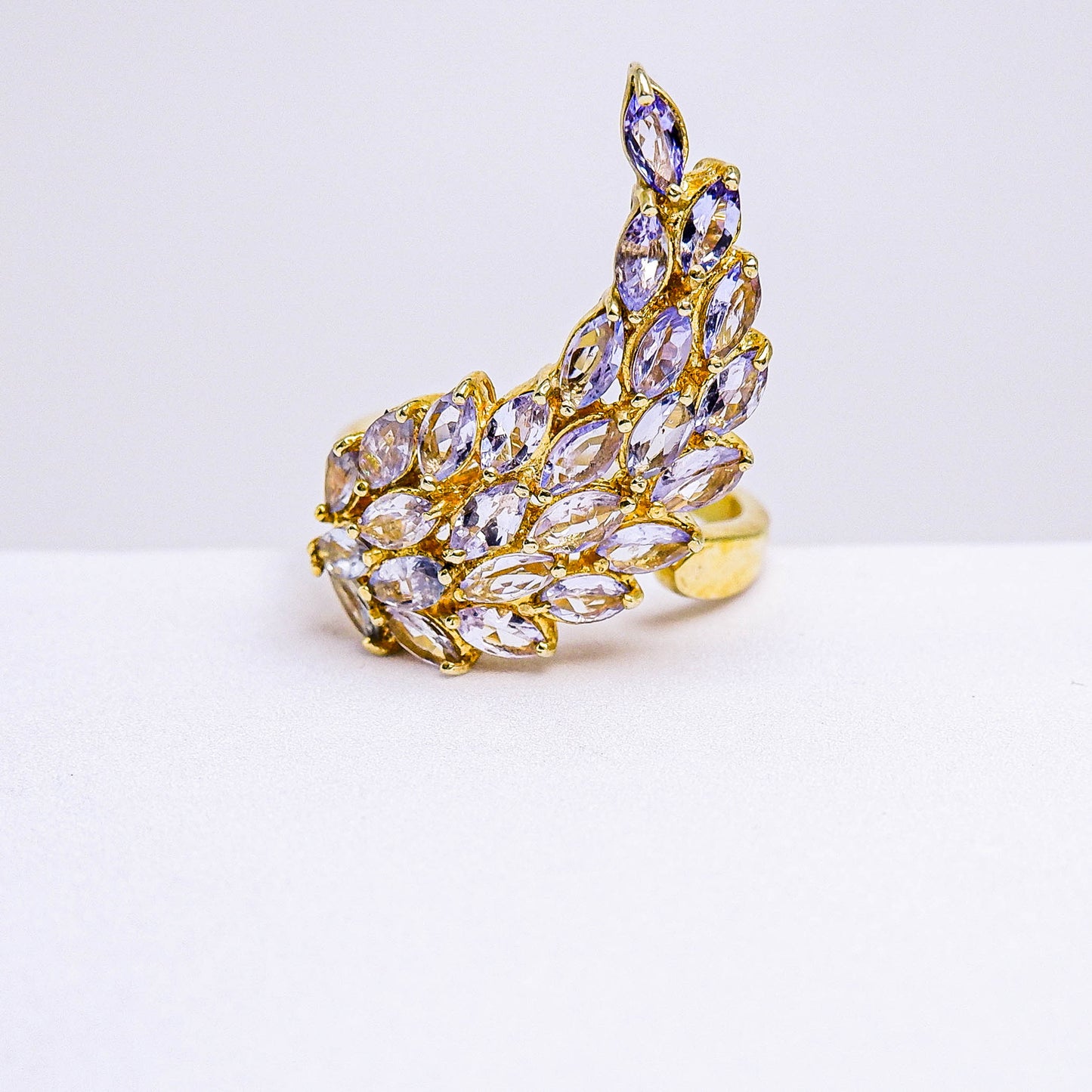 แหวนเงินแท้ 925 ฝังพลอย แทนซาไนท์ (Tanzanite)