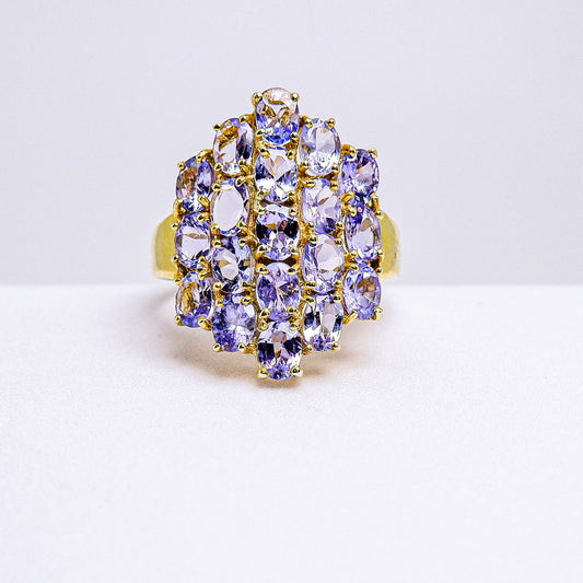 แหวนเงินแท้ 925 ฝังพลอย แทนซาไนท์ (Tanzanite)