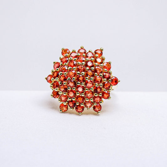 แหวนเงินแท้ 925 ฝังพลอย เรดแซฟไฟร์ (Red Sapphire)