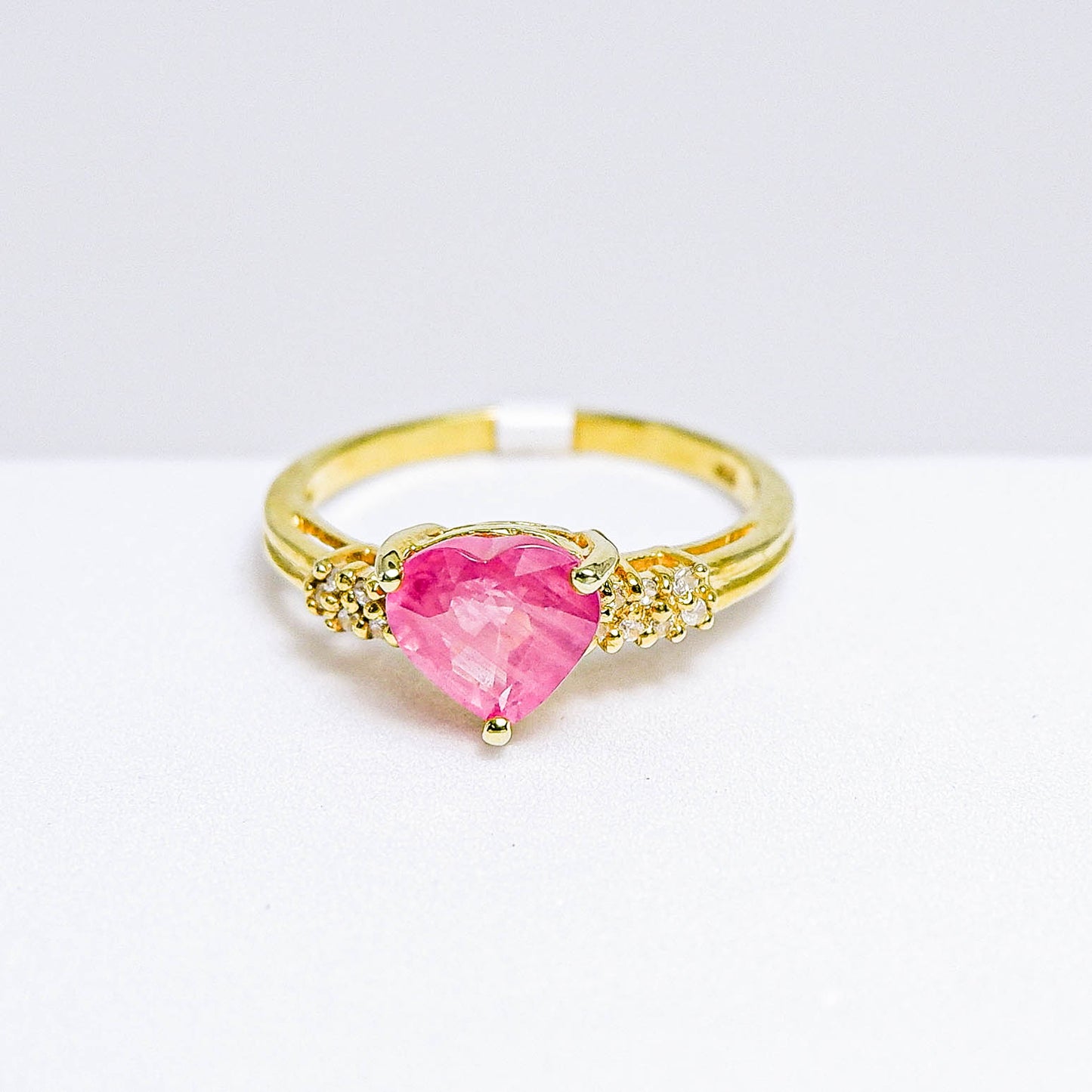 แหวนเงินแท้ 925 ฝังพลอย ทับทิม (Ruby) + เซอร์คอน (Zircon)