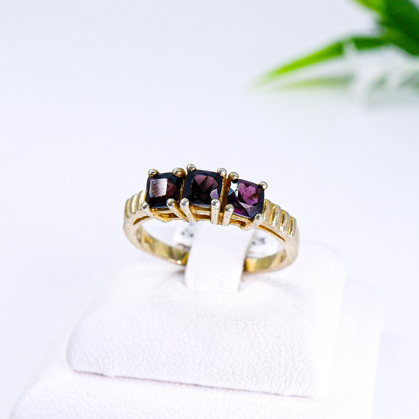 แหวนเงินแท้ 925 ฝังพลอย ทัวมาลีน (Tourmaline)