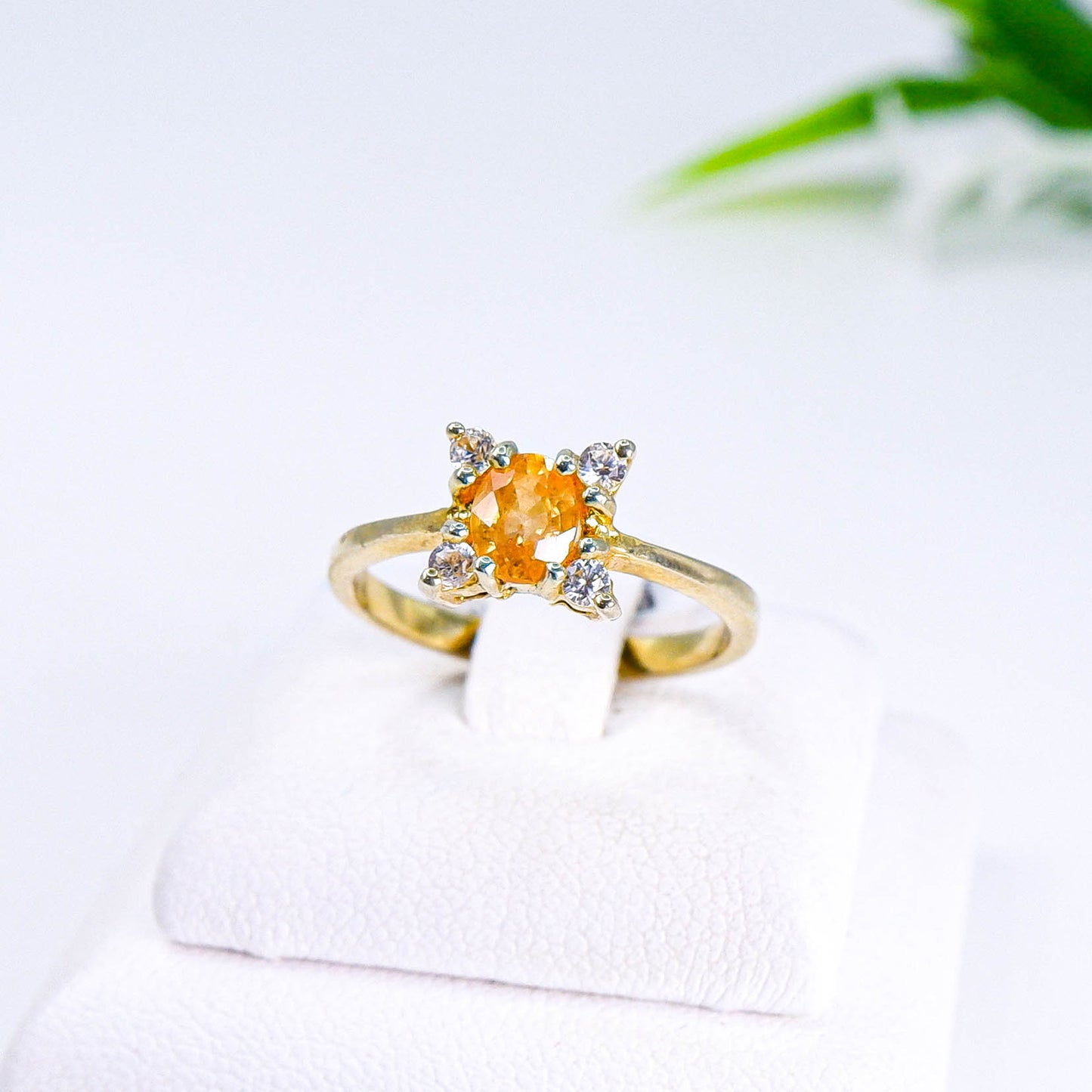 แหวนเงินแท้ 925 ฝังพลอย แซฟไฟร์ (Sapphire) + เซอร์คอน (Zircon)