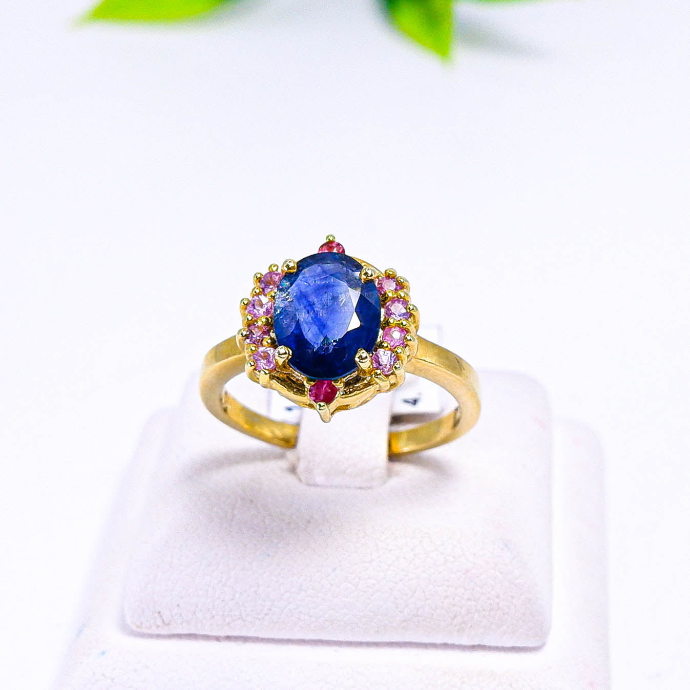 แหวนเงินแท้ 925 ฝังพลอย  แซฟไฟร์ (Sapphire)