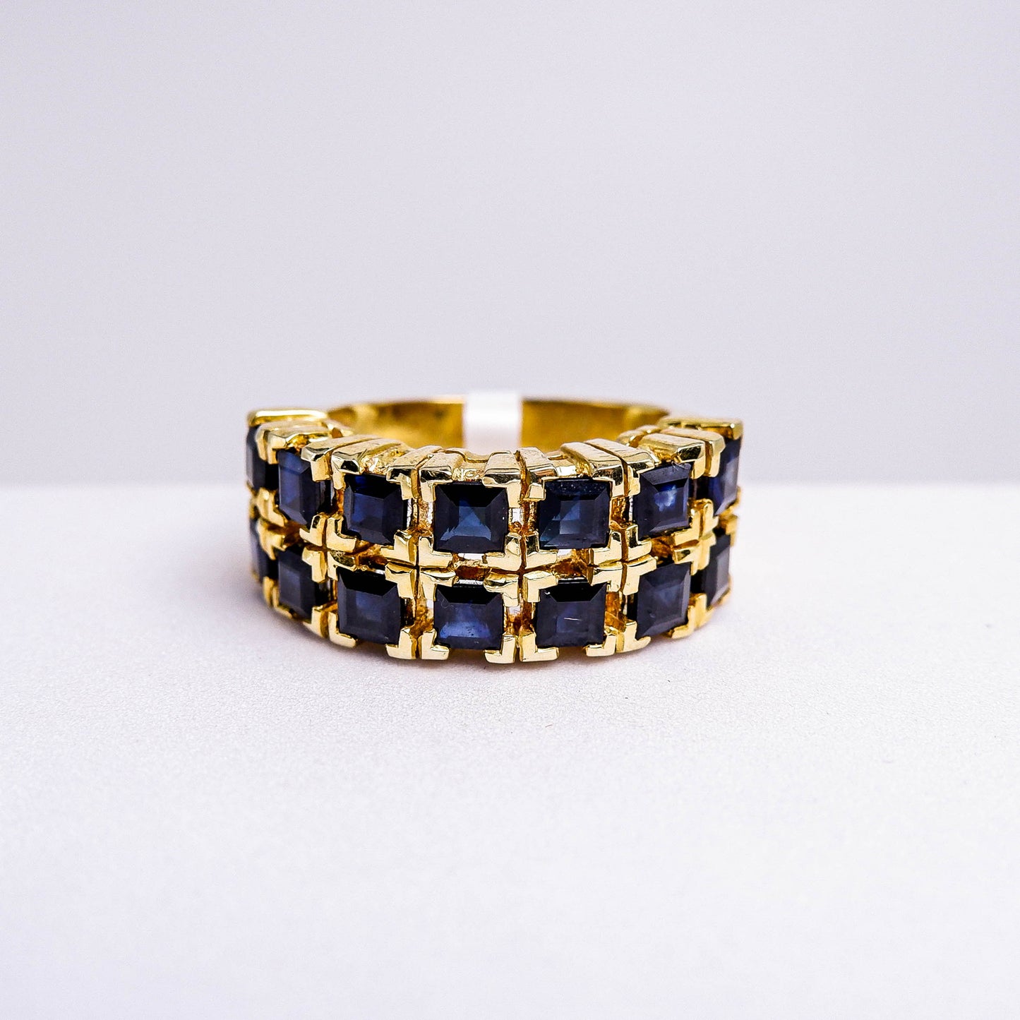 แหวนเงินแท้ 925 ฝังพลอย ไพลิน (Blue Sapphire)