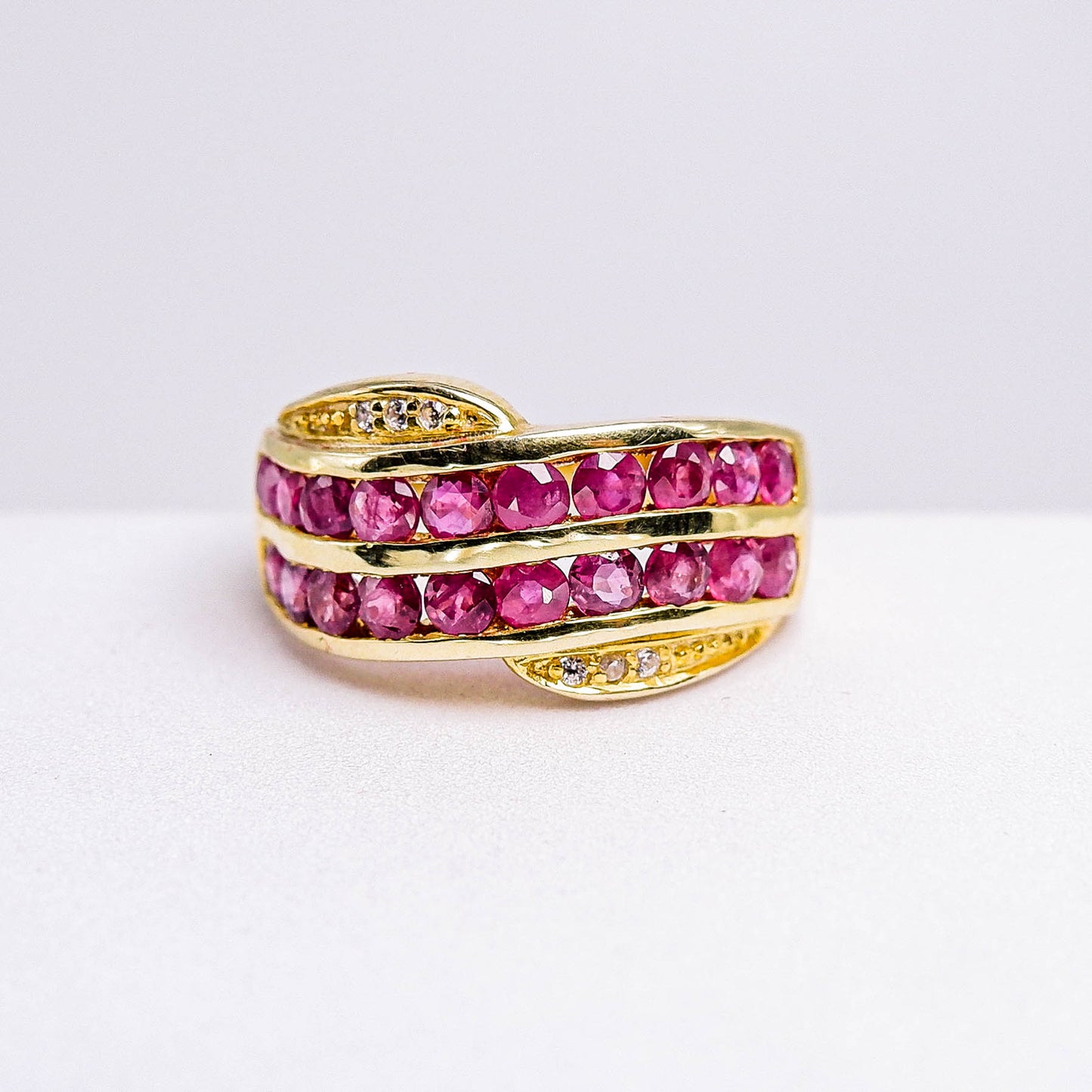 แหวนเงินแท้ 925 ฝังพลอย แซฟไฟร์ไทย (Thai Sapphire) + เซอร์คอน (Zircon)
