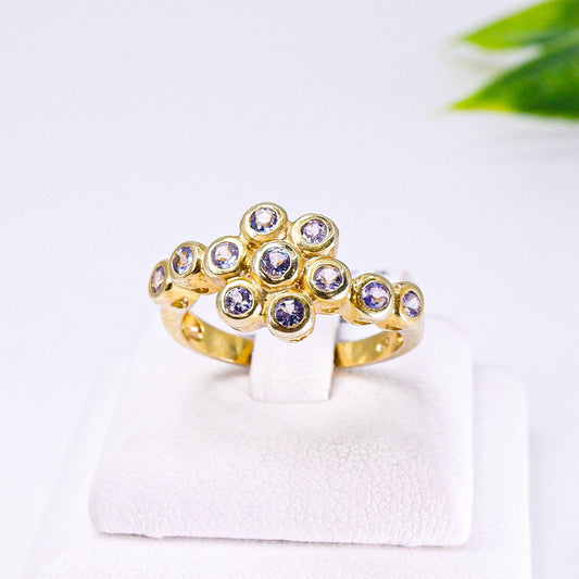 แหวนเงินแท้ 925 ฝังพลอย แทนซาไนท์ (Tanzanite)
