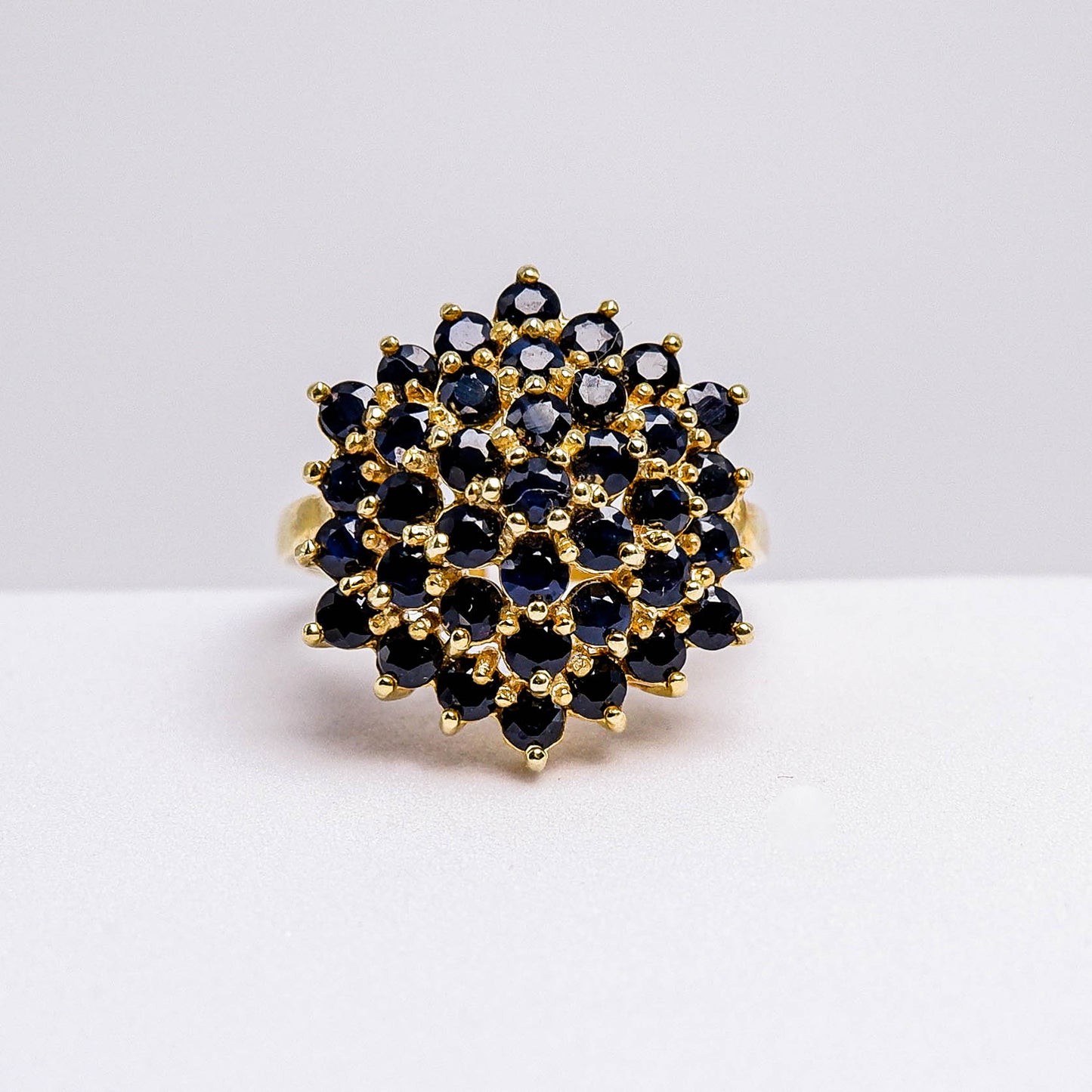 แหวนเงินแท้ 925 ฝังพลอย ไพลิน (Blue Sapphire)