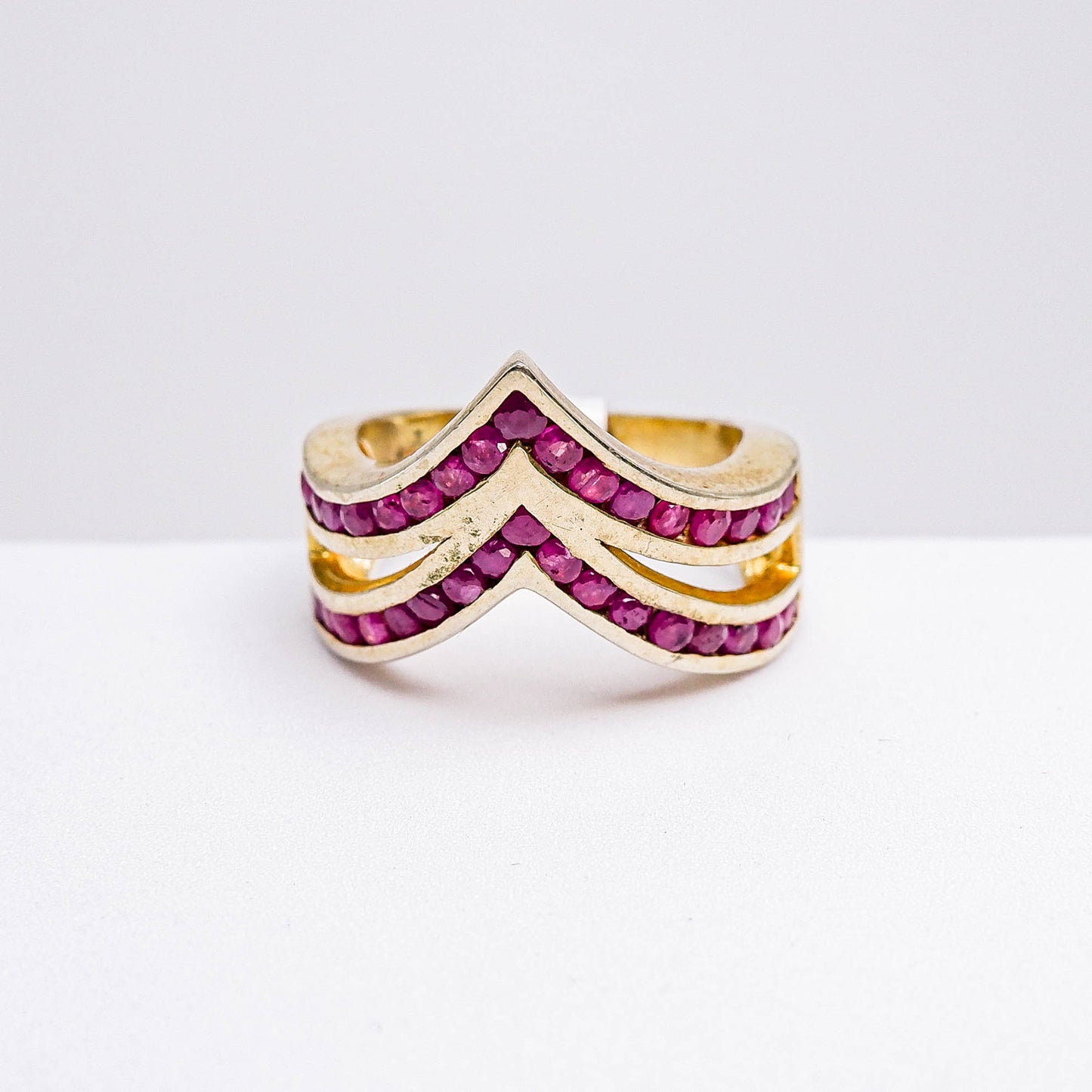 แหวนเงินแท้ 925 ฝังพลอย ทับทิมพม่า (Burmese Ruby)